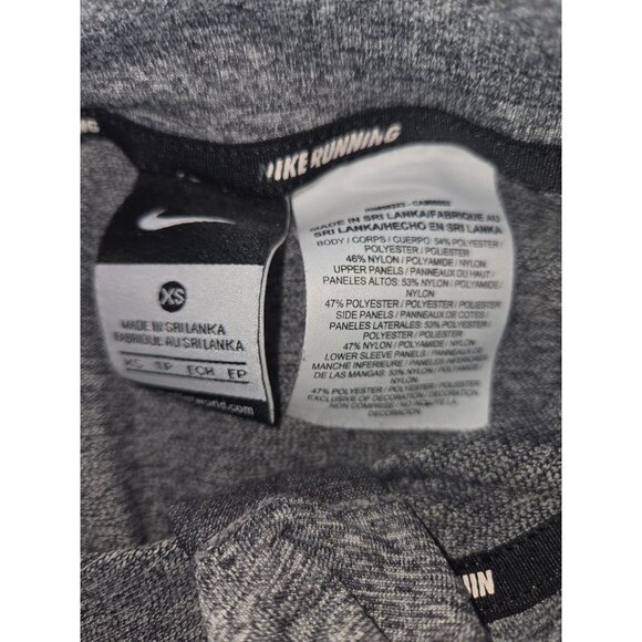 Nike Running Womens Half-Zip Athletic Pullover XS Long Sleeve Gray - Picture 5 of 6